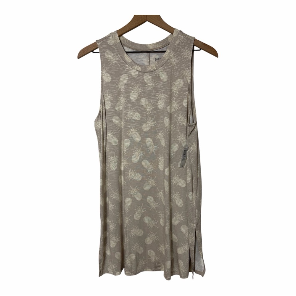 Torrid Pineapple Print Sleeveless Tunic Tank Size 1 (1X) NWT